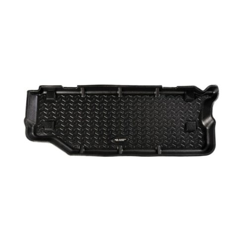 Csomagtartó szőnyeg fekete Jeep Wrangler JL 18- 2-Ajtó hinter Rückbank Kurz Rugged Ridge 12975.52