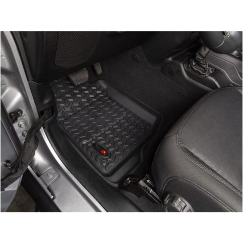 Lábtörlő szett fekete Jeep Wrangler JL 4-Ajtó Rugged Ridge 12987.05 