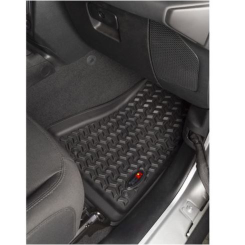 Lábtörlő szett fekete Jeep Wrangler JL 4-Ajtó Rugged Ridge 12987.05 