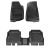 Padlószőnyeg szett fekete Jeep Gladiator JT 20- Rugged Ridge 12987.44 Floor Liner Rear Black 20- Jeep Gladiator JT