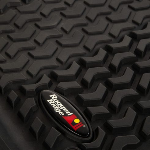 Padlószőnyeg szett fekete Jeep Gladiator JT 20- Rugged Ridge 12987.44 Floor Liner Rear Black 20- Jeep Gladiator JT