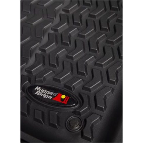 Lábtörlő  szett fekete Jeep Wrangler JL 4-Ajtó Rugged Ridge 12988.05 
