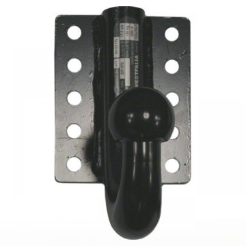   Csavarozható kapcsológömb 90 mm mély univerzális gömbfej 83x56 mm a pótkocsi csatlakoztatásához