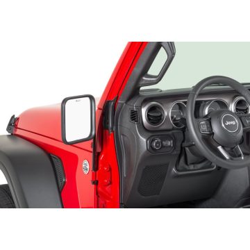   Visszapillantó tükör szett fekete  Jeep CJ 76-86 Wrangler YJ TJ JK JL u. Gladiator JT  13111.0400