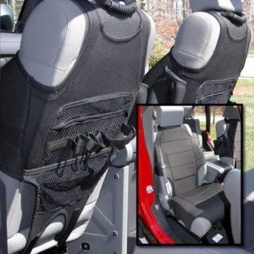   Üléshuzat pár első fekete neoprén Jeep Wrangler JK, JL 07-2020 Gladiator JT