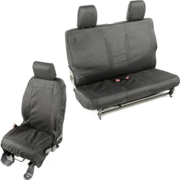   Üléshuzat Polyester szett / Elülső és hátsó ülések black Jeep Wrangler JK ab BJ 11 2 13256.03