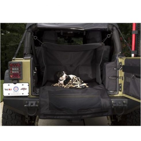 Kutya box hátsó csomagtartóhoz fekete Jeep Wrangler JK JL 07- Rugged Ridge 13260.20 
