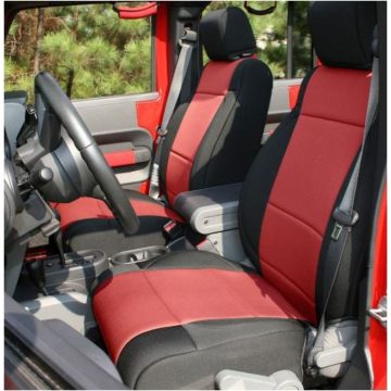   Üléshuzat fekete / piros készlet Jeep Wrangler JK 07-10 2 Ajtós Rugged Ridge 13294.53 