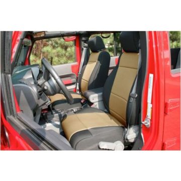   Üléshuzat fekete / barnás szett Jeep Wrangler JK 11-18 4 Ajtós Rugged Ridge 13297.04 