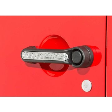   Ajtó fogantyú Dekoráció szett aluminium Jeep Wrangler JK 07-18 4-Ajtós Rugged Ridge 13311.51 
