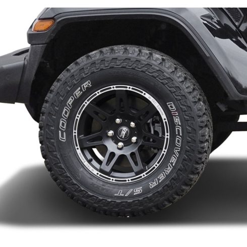 Komplett kerekek W-TEC Extreme 8,5x17 fekete-ezüst 285/70 R17 Cooper Discoverer ST Jeep Gladiator JT 20- TÜV-vel