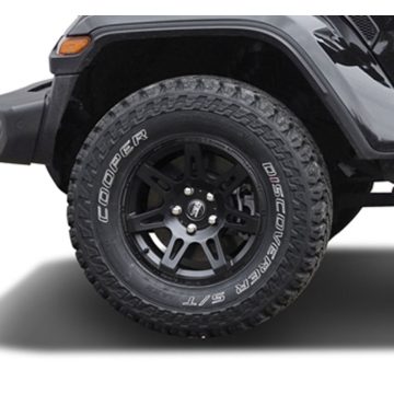   Komplett kerekek W-TEC Extreme 8,5x17 fekete 285/70 R17 Cooper Discoverer ST Jeep Gladiator JT 20- TÜV 13540-el