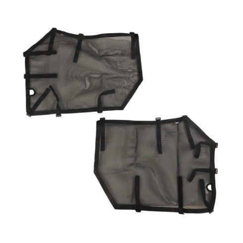 Tube Door Cover Set elöl fekete Jeep Wrangler JL 18- Rugged Ridge 13579.53 Fortis Tube Door Covers, Ft Pair Blk; 18- JL/JLU