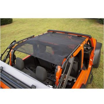   Bikini Top Eclipse Sun Shade fekete Jeep Wrangler JL 18- 2-Ajtó Rugged Ridge 13579.75