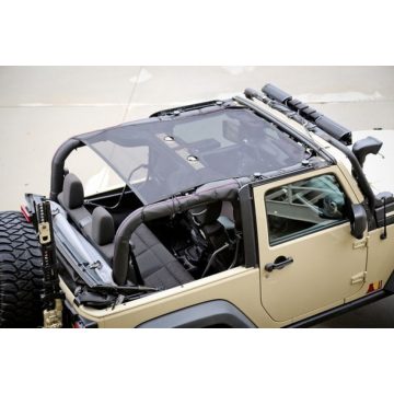   Napfénytető Black Jeep Wrangler JK 07-16 2 Ajtó Rugged Ridge