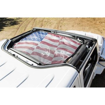   Napfénytető Hard Top Sun Shade Flag Jeep Wrangler JK 07-16 2 és 4 Ajtó Rugged Ridge 13579.20