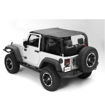   Topper fekete Montana Pocket Island Jeep Wrangler JK 10-18 2-Ajtós Rugged Ridge 13621.35 
