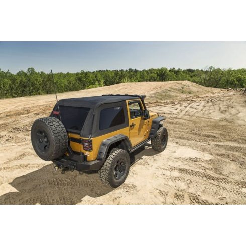 Stoftop less Trektop fekete Jeep Wrangler JK BJ 07- Rugged Ridge