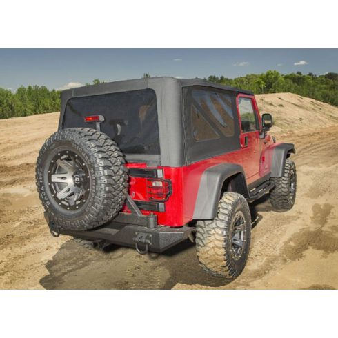 Puhatető Montana fekete Jeep Wrangler TJ 04-06 Unlimited Rugged Ridge 13761.35 