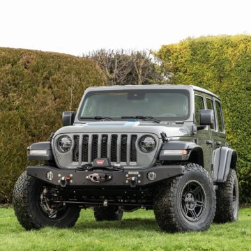   5 cm-es sárvédő fáklyák Jeep Wrangler JL 4XE első/hátsó TÜV-hez