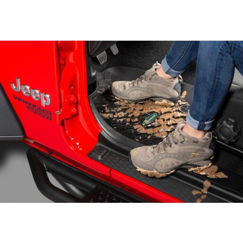Lábtörlő fekete Jeep Wrangler JL 18- 4-Ajtó Quadratec 14254.0404 