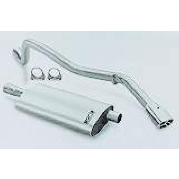   Kipufogó Rozsdamentes acél Jeep Wrangler TJ 2,5 + 4l. 1996-1999