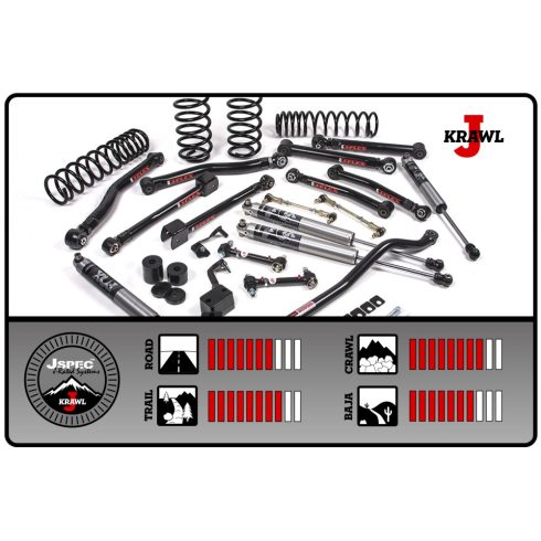 J-Krawl 2.5" Suspension System | 2007-2018 Jeep Wrangler JK (4 Ajtós)