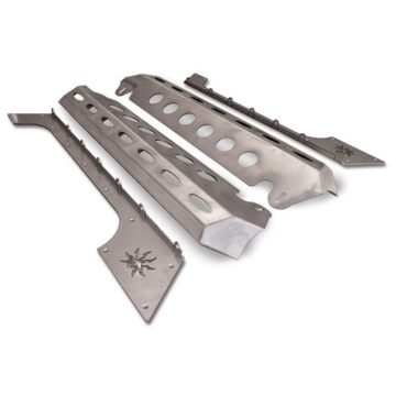   Oldalvédelem Jeep Wrangler JK 07-16 - 2-Ajtós Tüv oder ABE Rocker Aluminium 152932