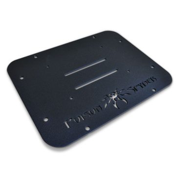   Csomagtér Hátsó lapfedő aluminium fekete, Jeep Wrangler JK 07-18 Poison Spyder PS1804011
