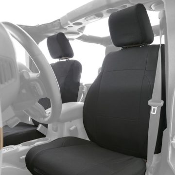   Ülésvédő készlet elülső és hátsó neoprén fekete Jeep Wrangler JK 07-12 2 Ajtós Smittybilt