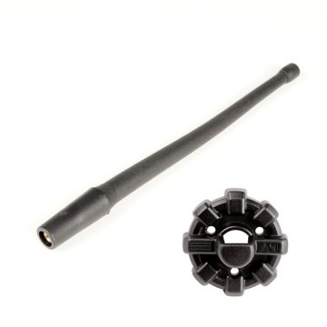   Antenna 9" - 23 cm Antenna Elite Reflex Jeep Wrangler JK JL JT 07- Rugged Ridge 17212.42