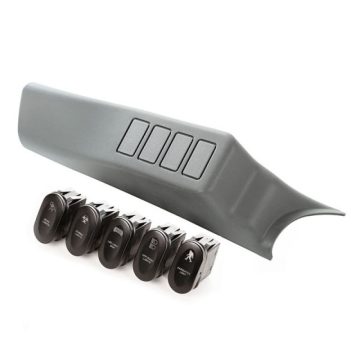   Kapcsoló konzol bal fekete 5 Kapcsoló szett Jeep Wrangler JK 07-10 Rugged Ridge 17235.70 