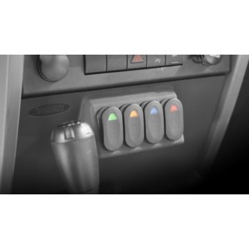   Kapcsoló konzol Műszerfal 4 Kapcsoló Jeep Wrangler JK 07-10 Rugged Ridge 17235.85 