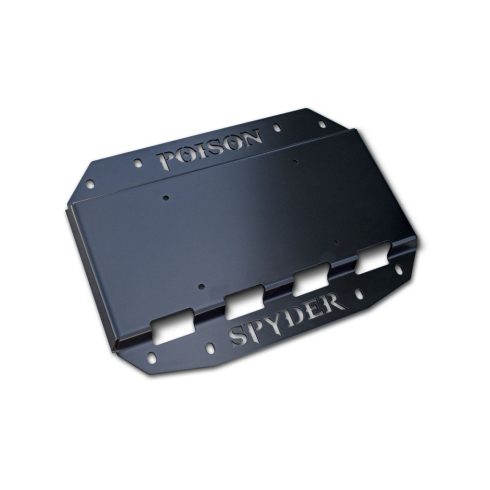 Csomagtérajtó fedél rendszámtábla tartója  fekete Jeep Wrangler JL 18-  Poison Spyder 19-04-012P1 