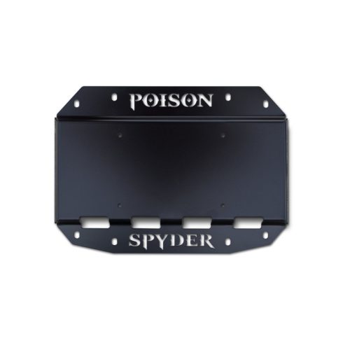 Csomagtérajtó fedél rendszámtábla tartója  fekete Jeep Wrangler JL 18-  Poison Spyder 19-04-012P1 