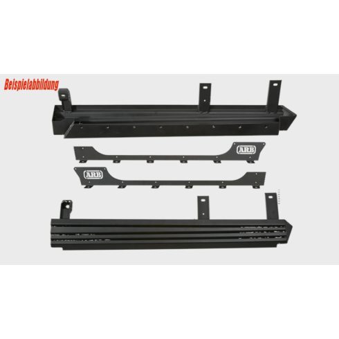 Futódeszka ARB-Rock Sliders fekete Jeep Wrangler JL 18- 2 ajtós ARB 2-4450250