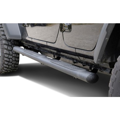 Oldalvédelem  4" fekete Jeep Wrangler JL 18- 4-Ajtó 4-Inch Side Step