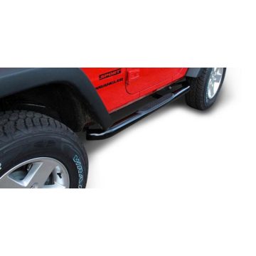 Oldalvédelem fekete Jeep Wrangler JK 07-17 2-Ajtós 28046