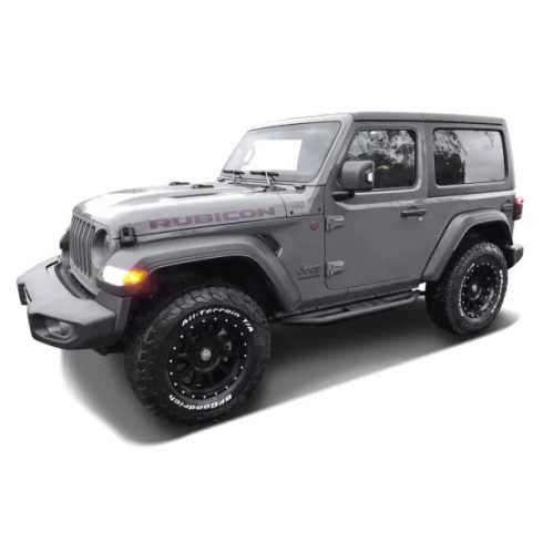 Oldalvédelem Black Rock acél fekete Jeep Wrangler JL 18- 2-Ajtó TÜV