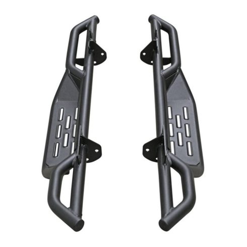 Oldalvédelem acél fekete versenktem Tritt Jeep Wrangler JL 18- 2-Ajtó TÜV 28198