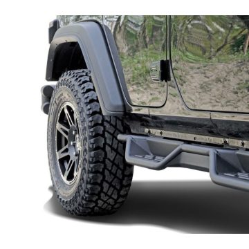    Süllyesztett fellépő, acél, fekete   Jeep Wrangler JL 18- 4-Ajtó TÜV 28199