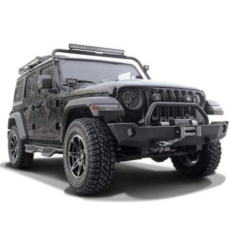  Süllyesztett fellépő, acél, fekete   Jeep Wrangler JL 18- 4-Ajtó TÜV 28199