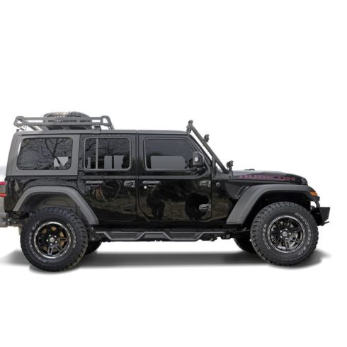  Süllyesztett fellépő, acél, fekete   Jeep Wrangler JL 18- 4-Ajtó TÜV 28199