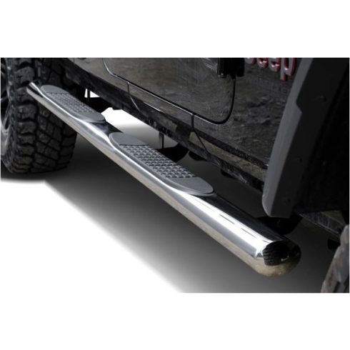 Oldalvédelem Edelstahl rund 4" Jeep Wrangler JL 18- 4-Ajtó TÜV