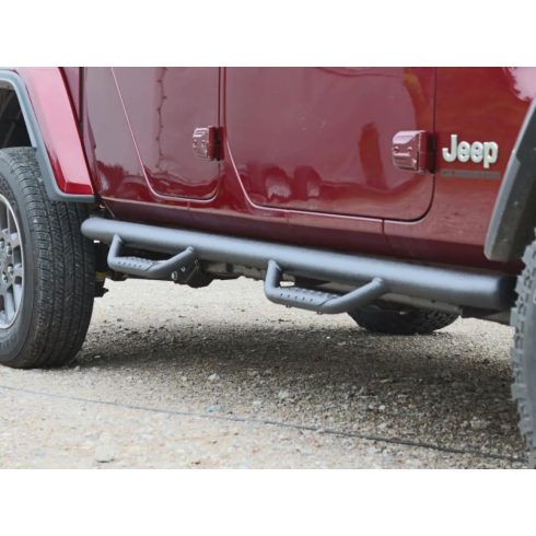 Futódeszka Ø 100mm acél fekete Jeep Gladiator JT 2019-