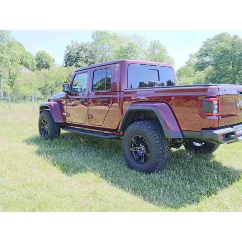 Futódeszka matt fekete szerkezetű Rock Rails Jeep Gladiator JT 2019-