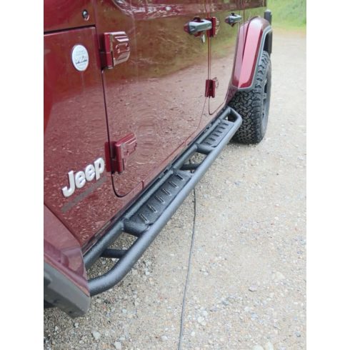 Futódeszka matt fekete szerkezetű Rock Rails Jeep Gladiator JT 2019-