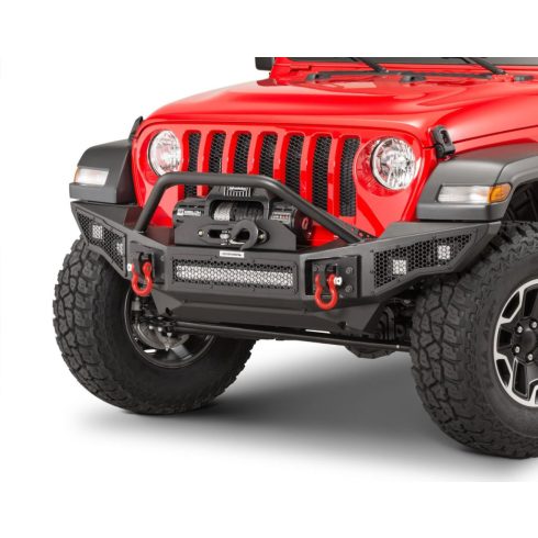 Első lökhárító és Csörlő lemez Jeep Wrangler JL 18- Go Rhino 331201T 