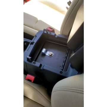   Zárható tárolórekesz a középkonzolhoz Jeep Wrangler JL 18- Tuffy 348-01 Biztonsági konzol betét a 18-os Jeep Wrangler JL számára