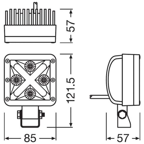 Osram LED munkalámpa MX85-SP 12/24V 1170LUMEN 22W 36-3LEDDL101-SP
